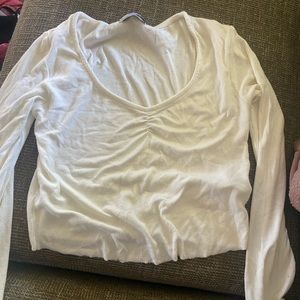 Long sleeve V neck Crop top